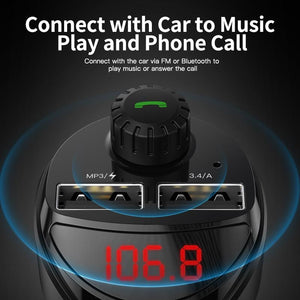 5 in 1 Bluetooth FM Transmitter - Premierity