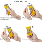 Multipurpose Scraper with Replaceable Blades