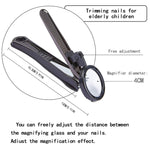 Nail Clipper with Magnifying Glass