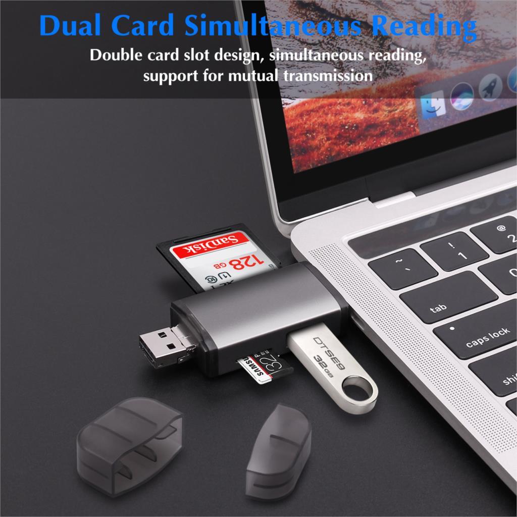 6 in 1 Card & USB Reader - Premierity