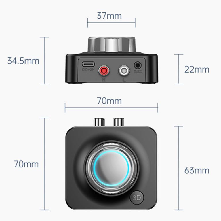 Bluetooth 5.0 Audio RCA Receiver