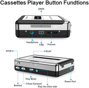 USB Cassette Player and MP3 Converter