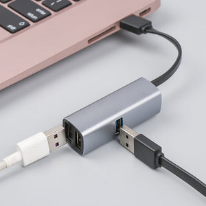 Mini USB Hub with Card Reader