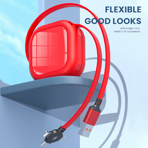 3 in 1 Retractable Charging Cable