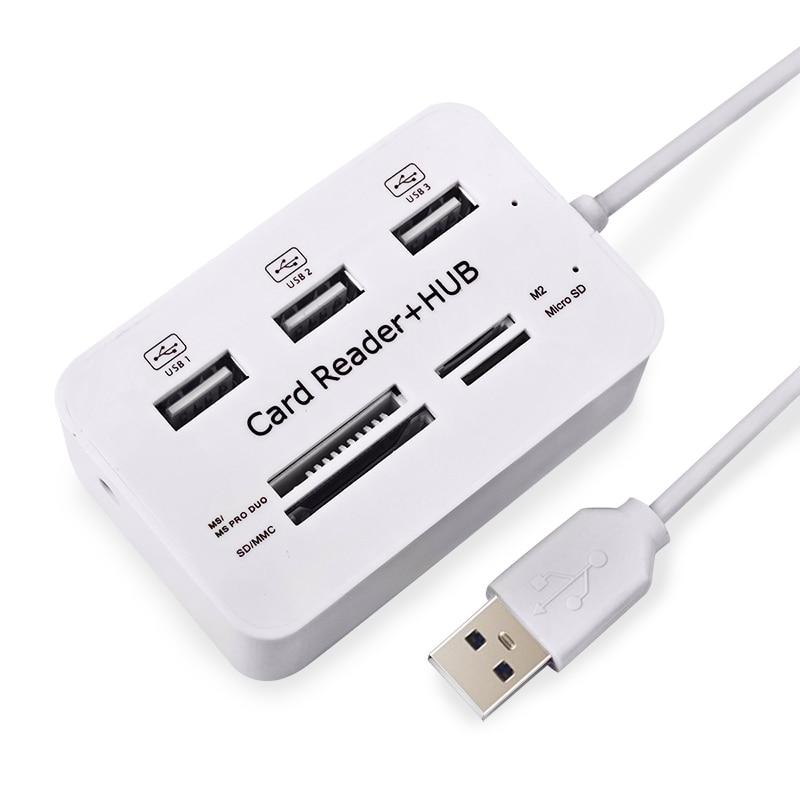 7 in 1 USB Hub & Card Reader - Premierity