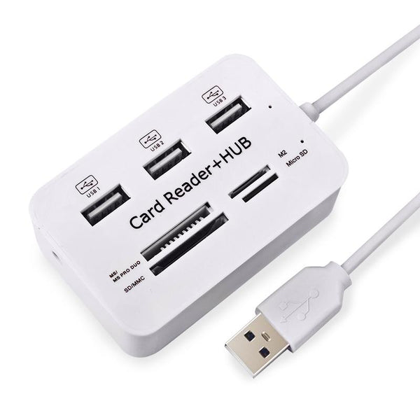 7 in 1 USB Hub & Card Reader – Premierity