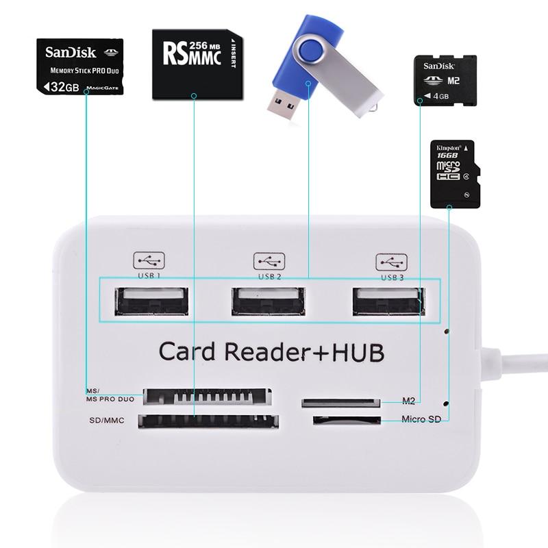 7 in 1 USB Hub & Card Reader - Premierity