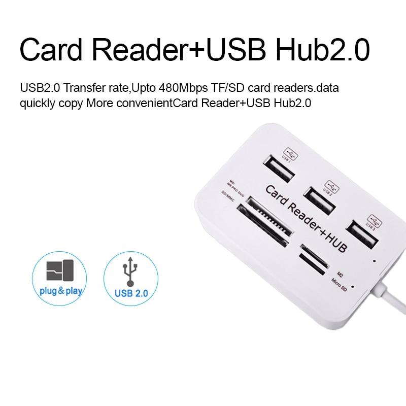 7 in 1 USB Hub & Card Reader - Premierity