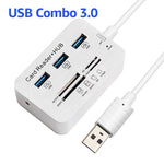 7 in 1 USB Hub & Card Reader - Premierity