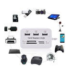 7 in 1 USB Hub & Card Reader - Premierity