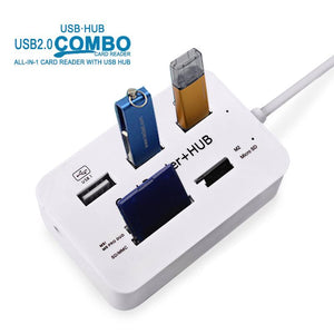 7 in 1 USB Hub & Card Reader - Premierity
