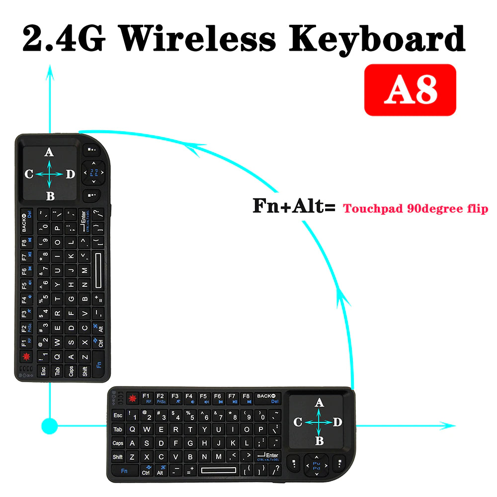 Mini Keyboard and Touchpad