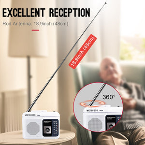 Portable Cassette Tape And Radio Player