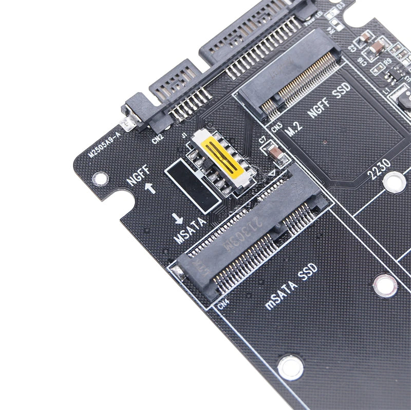 M.2 NGFF & MSATA SSD to SATA Adapter