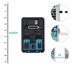 8 in 1 Credit Card Sized SIM & microSD Card Case - Premierity