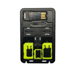 8 in 1 Credit Card Sized SIM & microSD Card Case - Premierity