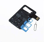 8 in 1 Credit Card Sized SIM & microSD Card Case - Premierity