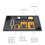 8 in 1 SIM Card Holder & microSD Card Reader - Premierity