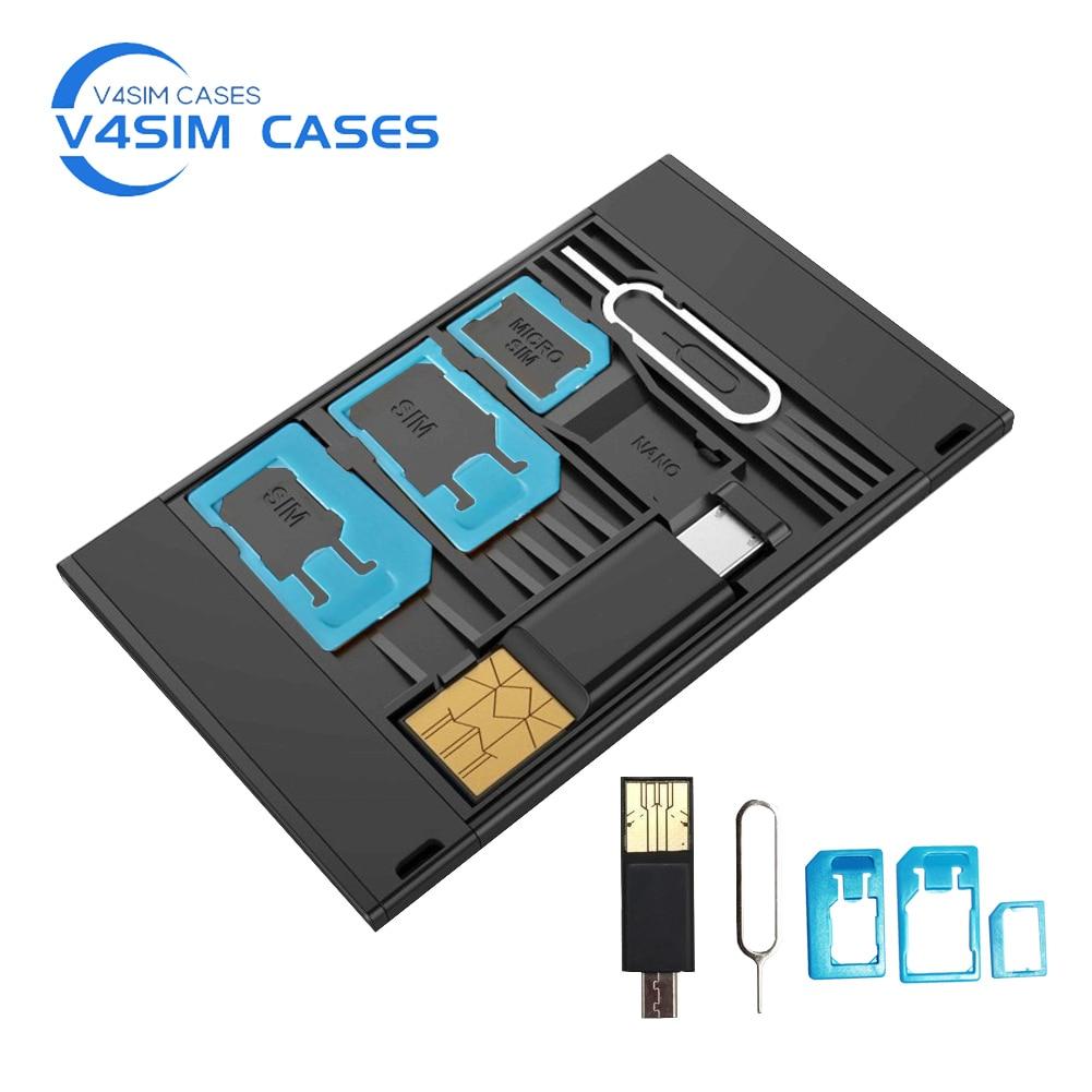 8 in 1 SIM Card Holder & microSD Card Reader - Premierity