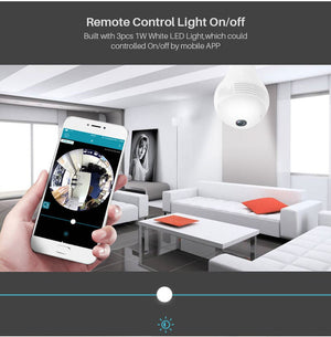 360° Light Bulb Camera