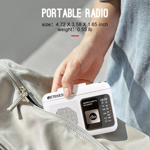 Portable Cassette Tape And Radio Player