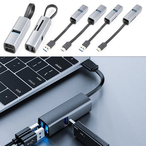 Mini USB Hub with Card Reader