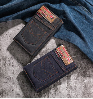 Denim Jeans-Style Wallet