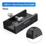 4 Port Clip-Type USB 3.0 Aluminum Hub