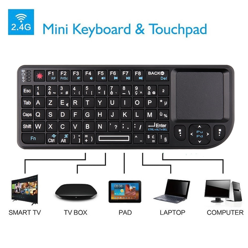 Mini Keyboard and Touchpad