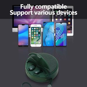 2 in 1 Speaker & Earbuds