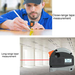 2 in 1 Laser Tape Measure