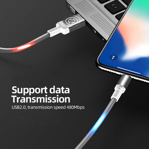 Sound Activated LED Charging Cable