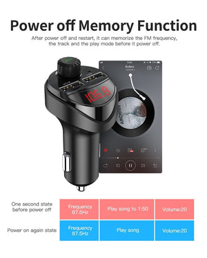 5 in 1 Bluetooth FM Transmitter
