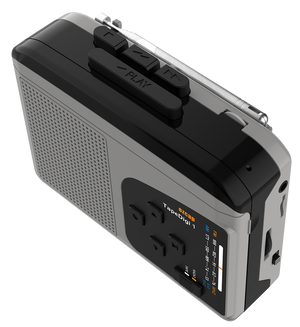 Portable Cassette Player & Converter with Radio