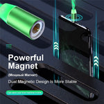 Magnetic LED Flowing Charging Cable