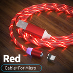 Magnetic LED Flowing Charging Cable