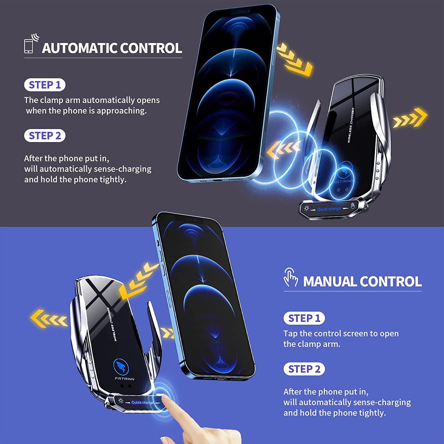 Smart Wireless Car Charger