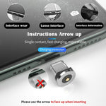 Magnetic LED Flowing Charging Cable