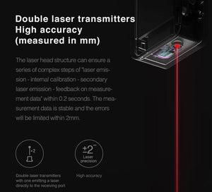 Bluetooth Laser Distance Measure - Premierity