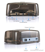Dual Bay IDE/SATA HDD Docking Station with Card Readers - Premierity