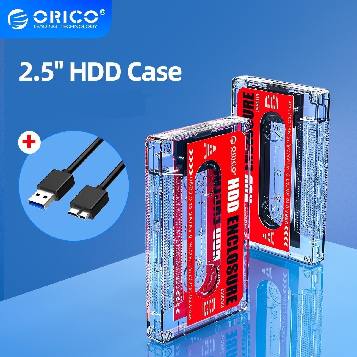 HDD Enclosure with Cassette Tape Design - Premierity