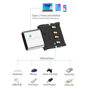 InstantConvert Type-C and microUSB Adapter (3-Pack) - Premierity