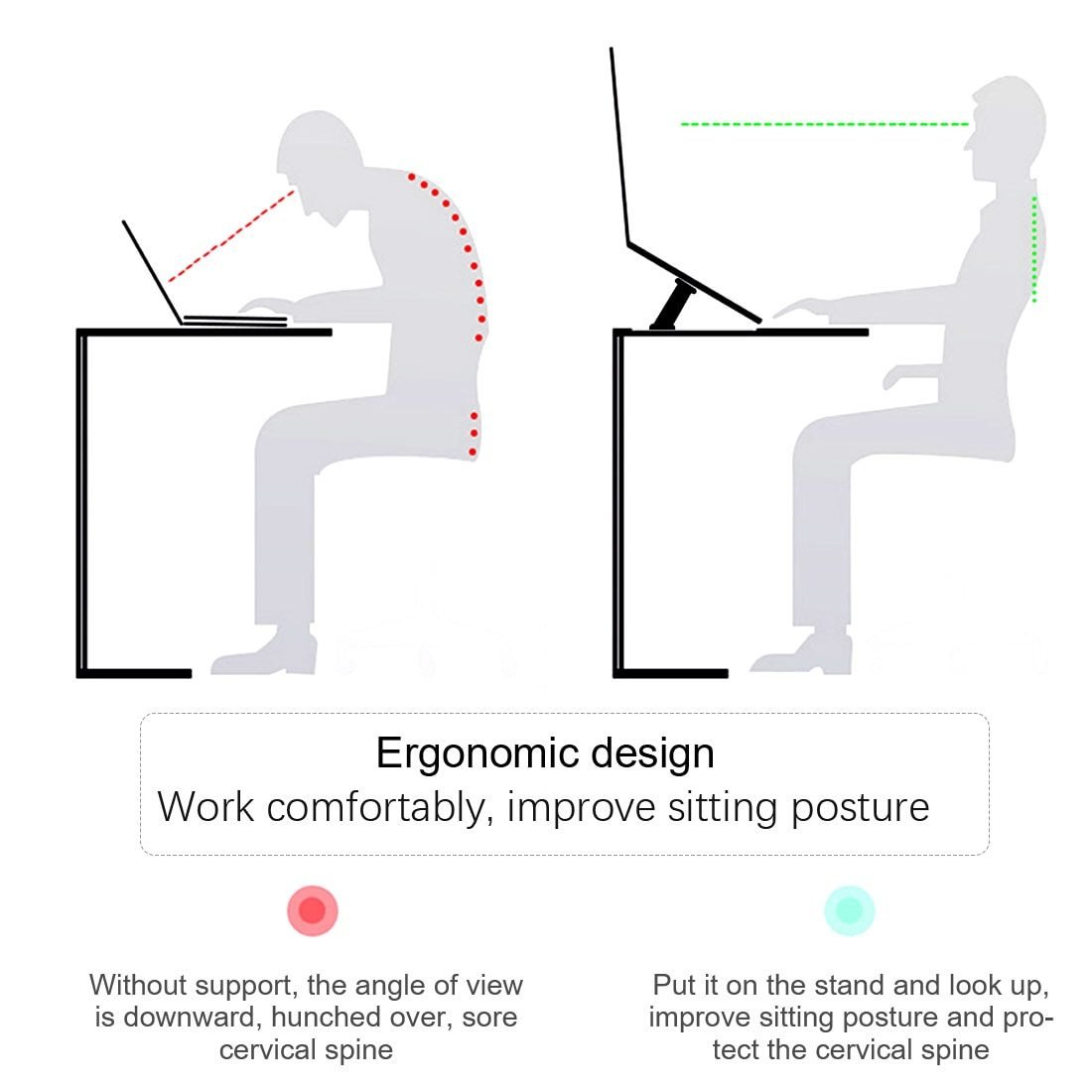 Invisible Slim Laptop Stand - Premierity