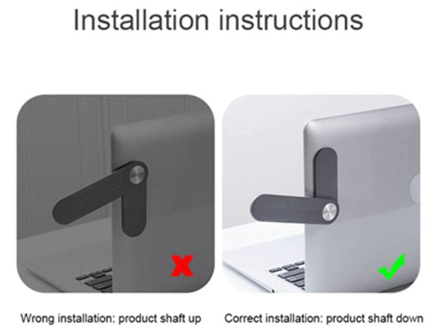Magnetic Laptop Side Mount Clip - Premierity