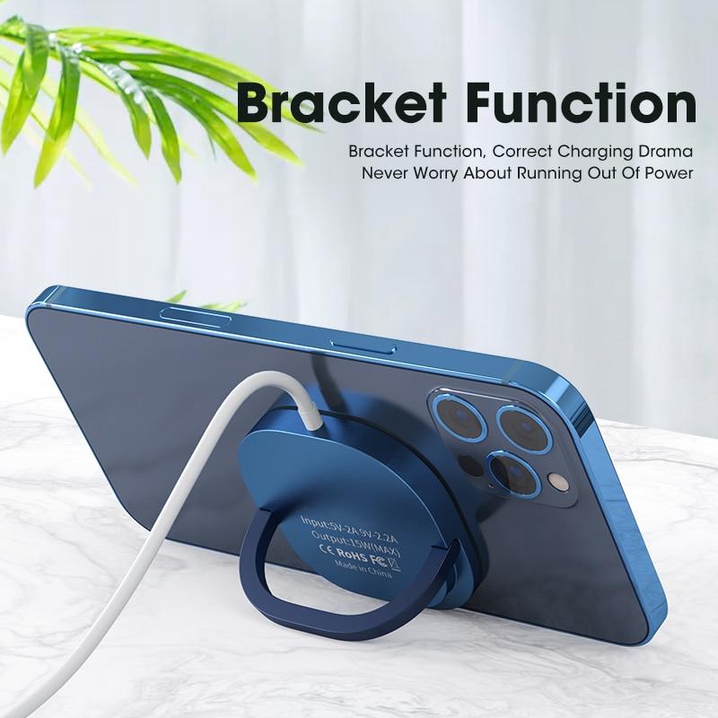 Magnetic Wireless Charger with Stand - Premierity