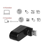 Mini Rotatable 3-Port USB Hub (Get 2-Pack, Save 30%!) - Premierity