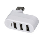 Mini Rotatable 3-Port USB Hub (Get 2-Pack, Save 30%!) - Premierity