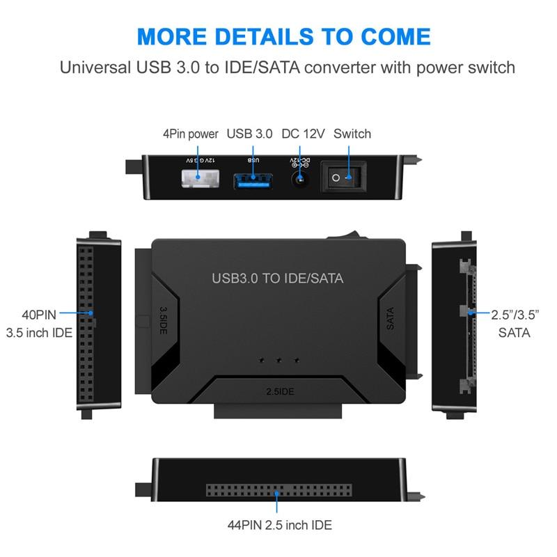 USB 3.0 to 2.5/3.5 SATA III Hard Drive Adapter – Premierity